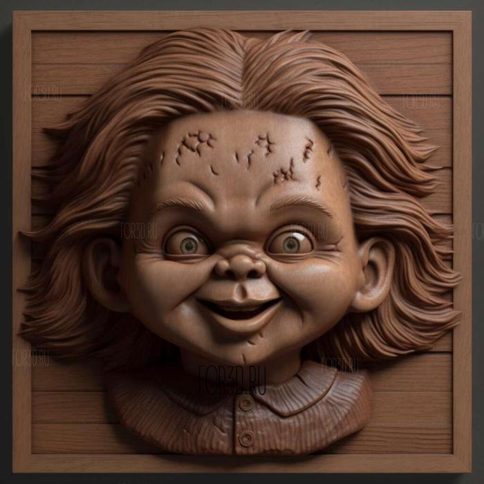 Chucky series 4 3d stl модель для ЧПУ